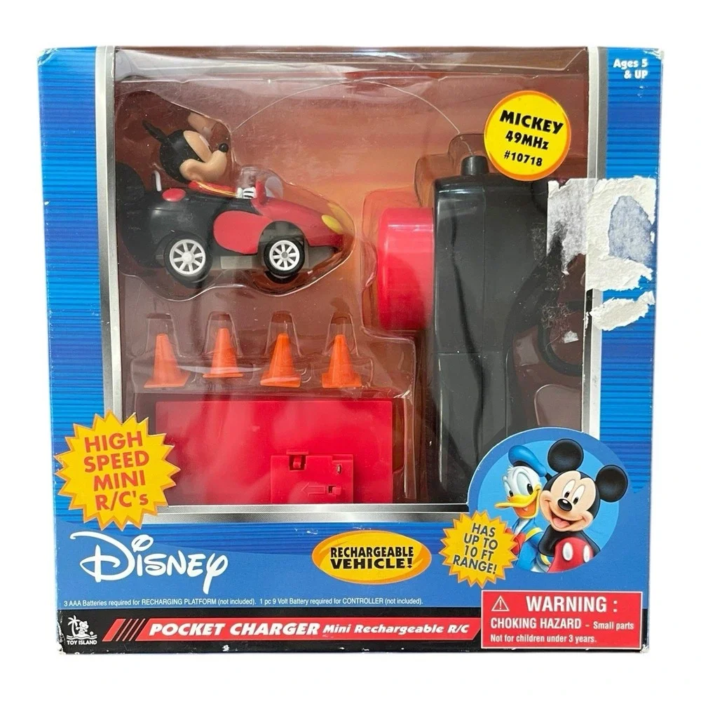 Disney Mickey‎ Mouse Rechargeable High Speed Mini Remote Control Car
